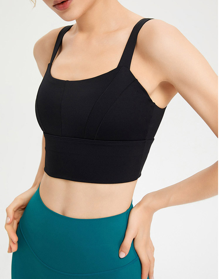 Lu-YW132 wide shoulder strap beautiful back yoga bra women' shockproof running gather fitness vest outside wear sports underwear please check the size chart to buy, Black
Lu-YW132 wide shoulder strap beautiful back yoga bra women' shockproof running gather fitness vest outside wear sports underwear please check the size chart to buy, Black