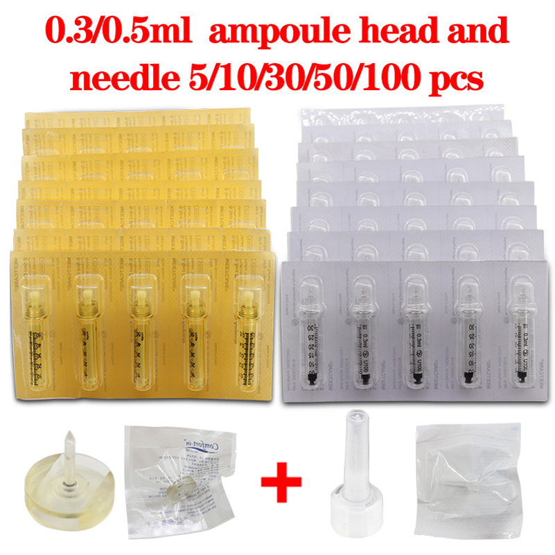 0.3ml 0.5ml Ampoule Head No-Needle Mesothaerapy Device for Hyaluron Pen Beauty Lip Injection Adapter Nozzle
0.3ml 0.5ml Ampoule Head No-Needle Mesothaerapy Device for Hyaluron Pen Beauty Lip Injection Adapter Nozzle