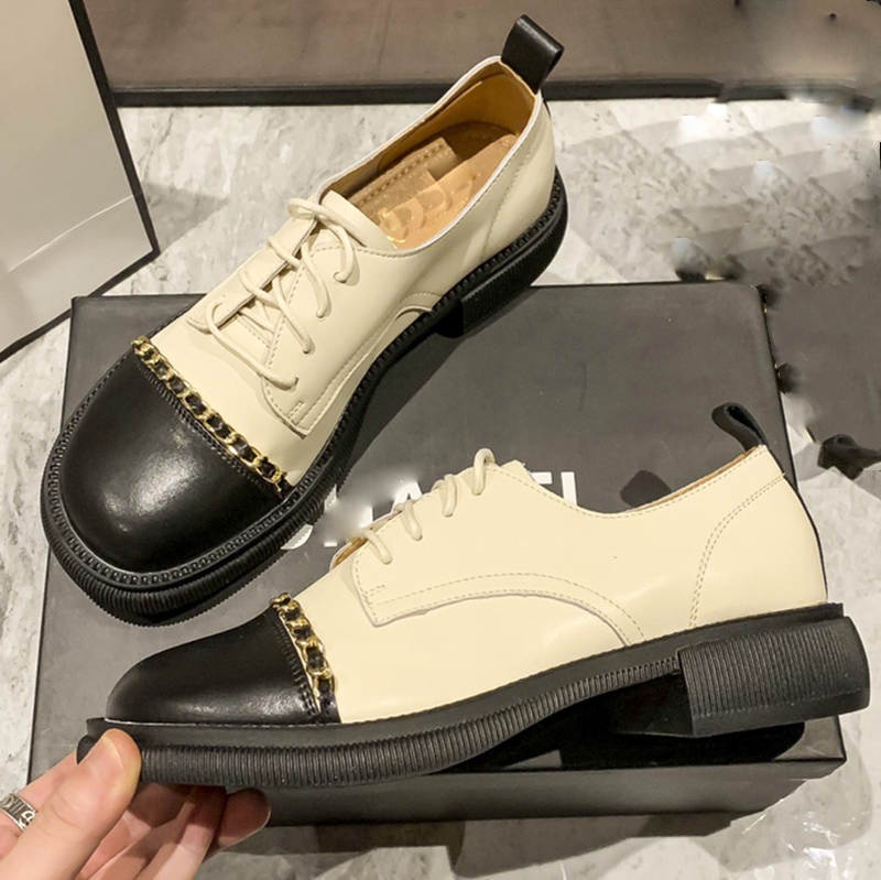 Designer Women Brown Lace-Up Dress Shoes Gold Chain Vintage Fashion Leather Sandals Rubber Platform Round Toe Casual Colorblock High Heels
Designer Women Brown Lace-Up Dress Shoes Gold Chain Vintage Fashion Leather Sandals Rubber Platform Round Toe Casual Colorblock High Heels