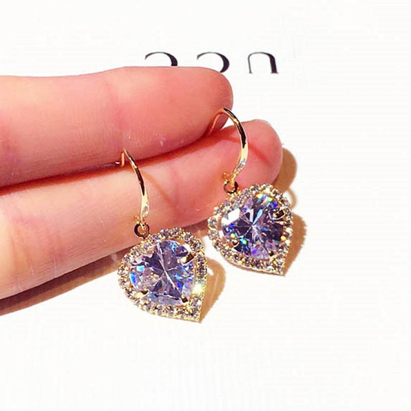 Hoop & Huggie Hearts Top Quality Zircon Inlaid Earrings Charm Exquisite For Lady Romantic Ear Hook Weddings Glamour Temperament PresentHoop
Hoop & Huggie Hearts Top Quality Zircon Inlaid Earrings Charm Exquisite For Lady Romantic Ear Hook Weddings Glamour Temperament PresentHoop