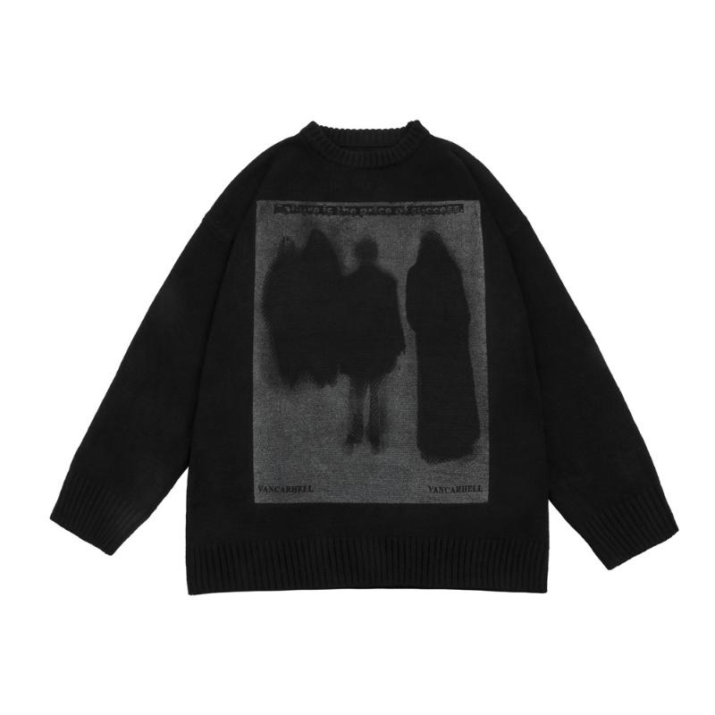 Men's Sweaters Dark Ghost Print Men Oversized Knitted Jumper Hip Hop Graphic Streetwear Harajuku Loose Fashion Casual PulloversMen's, Black
Men's Sweaters Dark Ghost Print Men Oversized Knitted Jumper Hip Hop Graphic Streetwear Harajuku Loose Fashion Casual PulloversMen's, Black