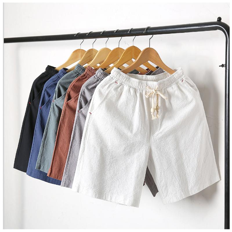 Men's Shorts Men's Solid Colors Drawstring Cotton Linen Loose Beach Summer Pants Elastic Waist Daily With PocketsMen's, Black
Men's Shorts Men's Solid Colors Drawstring Cotton Linen Loose Beach Summer Pants Elastic Waist Daily With PocketsMen's, Black
