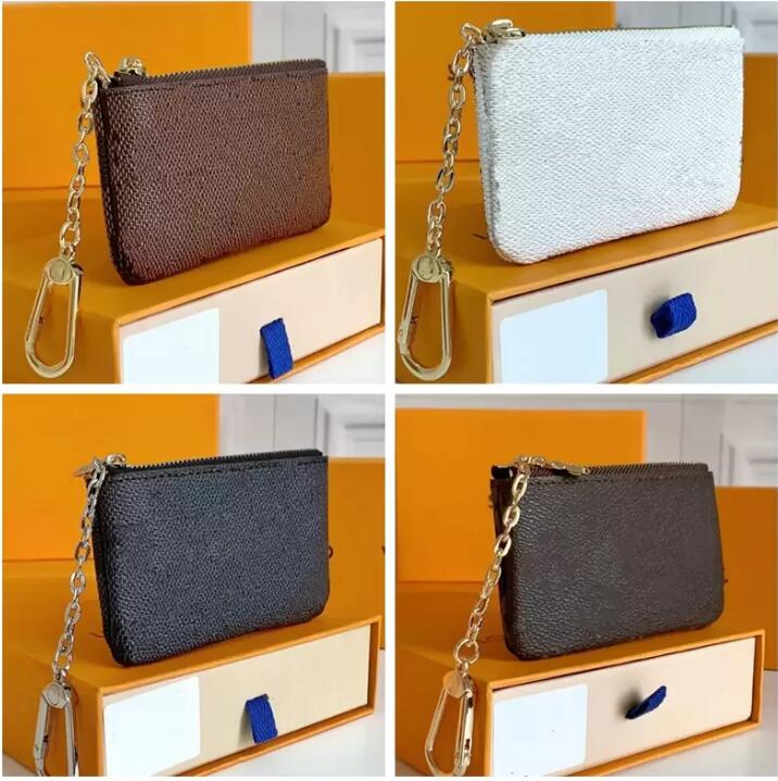 TOP quality Genuine Leather Coin Purse Luxury design Portable KEY P0UCH wallet classic Man/women Chain bag With dust bag and box, Brown grid
TOP quality Genuine Leather Coin Purse Luxury design Portable KEY P0UCH wallet classic Man/women Chain bag With dust bag and box, Brown grid