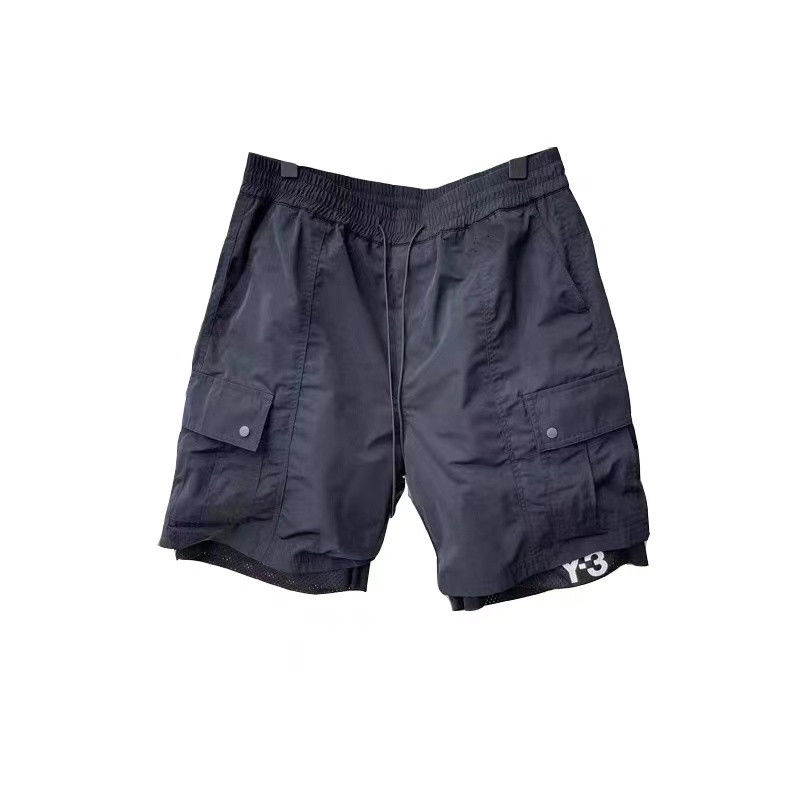 Men Shorts Women Beach Pants y3 Casual Polyester Sports Workwear with Pocket Design, Black
Men Shorts Women Beach Pants y3 Casual Polyester Sports Workwear with Pocket Design, Black