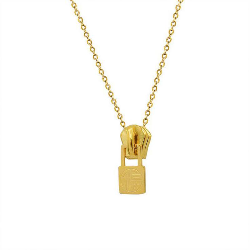 Pendant Necklaces Fashion Titanium Steel 18K Gold Zipper Head Long Tassels Card Necklace Women Ins Clavicle 2022 Trendy JewelryPendant
Pendant Necklaces Fashion Titanium Steel 18K Gold Zipper Head Long Tassels Card Necklace Women Ins Clavicle 2022 Trendy JewelryPendant