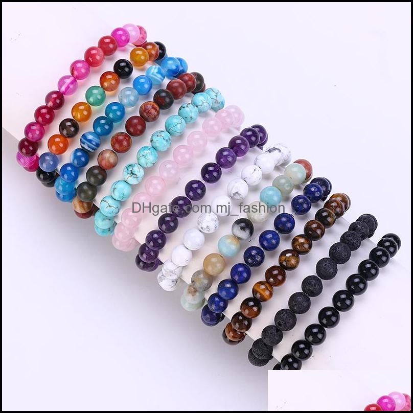 Beaded Strands Bracelets Jewelry 8Mm Strand Natural Stone Healing Crystal Stretch Beaded Bracelet Women Men Fashion Handmade Precious Gemst
Beaded Strands Bracelets Jewelry 8Mm Strand Natural Stone Healing Crystal Stretch Beaded Bracelet Women Men Fashion Handmade Precious Gemst