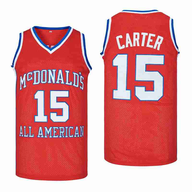 Movie Basketball Jerseys 15#vince Carter Mcdonald's All American Jersey Mens Size S-XXL 001, As picture
Movie Basketball Jerseys 15#vince Carter Mcdonald's All American Jersey Mens Size S-XXL 001, As picture