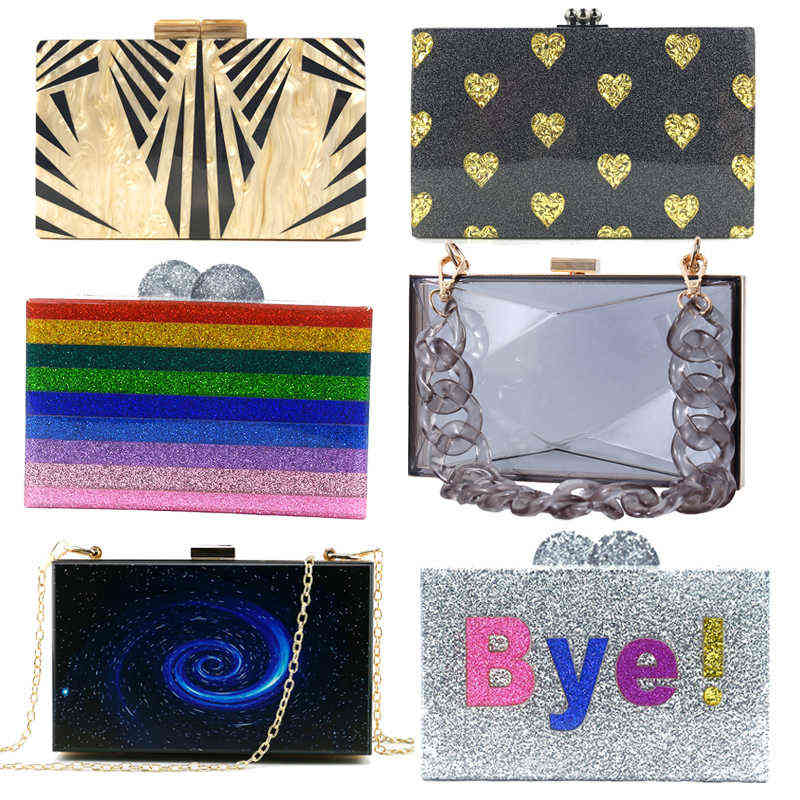 Evening Bags Acrylic Bohemian Style Women Evening Bags Flap Shaped Day Clutch Rainbow Color Party Wedding Diner Handbags 220323, Grey
Evening Bags Acrylic Bohemian Style Women Evening Bags Flap Shaped Day Clutch Rainbow Color Party Wedding Diner Handbags 220323, Grey