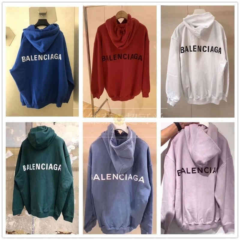 2022 Designer BAL Hoodies and Coats New Hoodie in early autumn men' women' Pullover printed long sleeve lovers' jacket trend 4DQF, Blue
2022 Designer BAL Hoodies and Coats New Hoodie in early autumn men' women' Pullover printed long sleeve lovers' jacket trend 4DQF, Blue