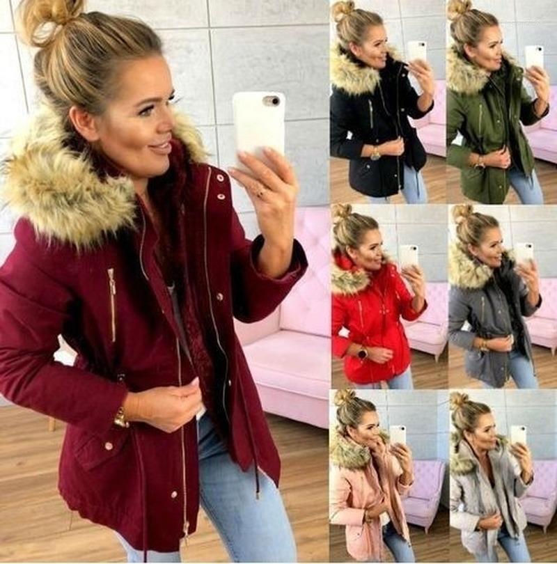 Women's Down & Parkas ZOGAA Winter Women Thick Warm Big Faux Fur Hooded Jakcet Mujer Cotton Padded Coat Slim Fit Solid Plus Size S-3XL Luci2, Light grey
Women's Down & Parkas ZOGAA Winter Women Thick Warm Big Faux Fur Hooded Jakcet Mujer Cotton Padded Coat Slim Fit Solid Plus Size S-3XL Luci2, Light grey