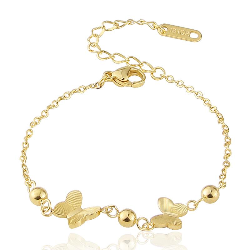 Charm Bracelets Fashion Style Steel Ball Spacer Size Butterfly Bracelet Woman Jewelry Love Gift Wholesale B-1Charm
Charm Bracelets Fashion Style Steel Ball Spacer Size Butterfly Bracelet Woman Jewelry Love Gift Wholesale B-1Charm