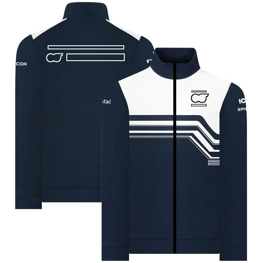 2025 New F1 Formula 1 Team Racing Suit Hoodie Driver Casual Hooded Sweatshirt Spring Autumn Men's Pullover Zip Sweat Jacket free shipping