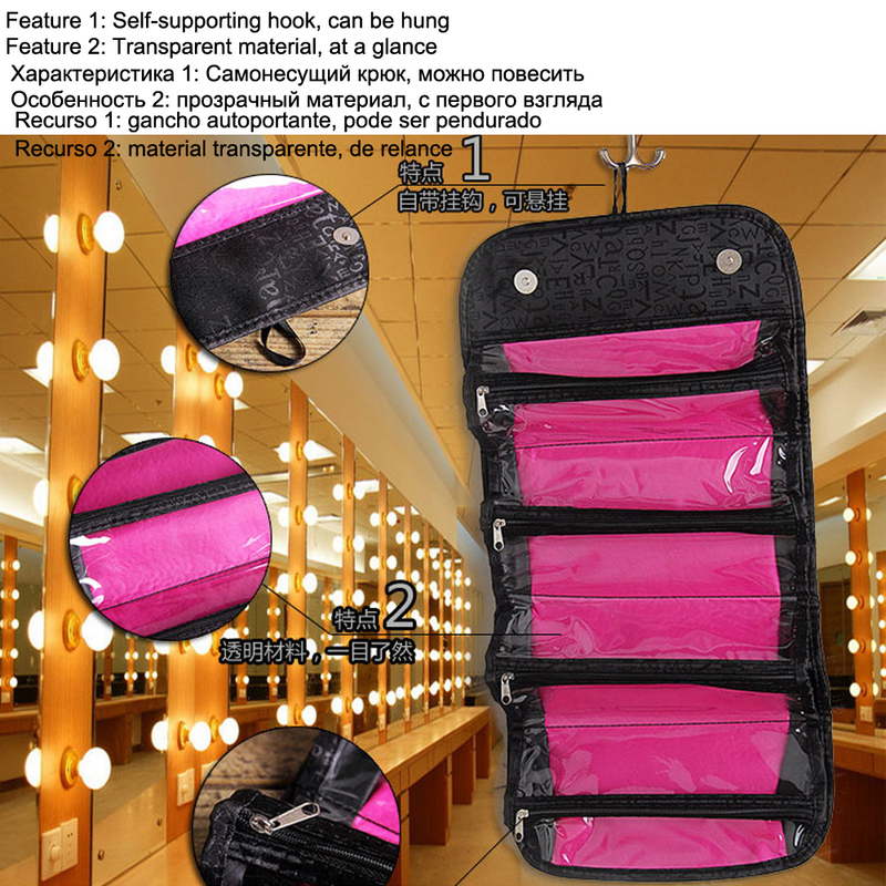 Necesser Beautician Travel Vanity Necessaries Women Beauty Toiletry Kit Make Up Makeup Cosmetic Bag Organizer Case Pouch Purse 220615