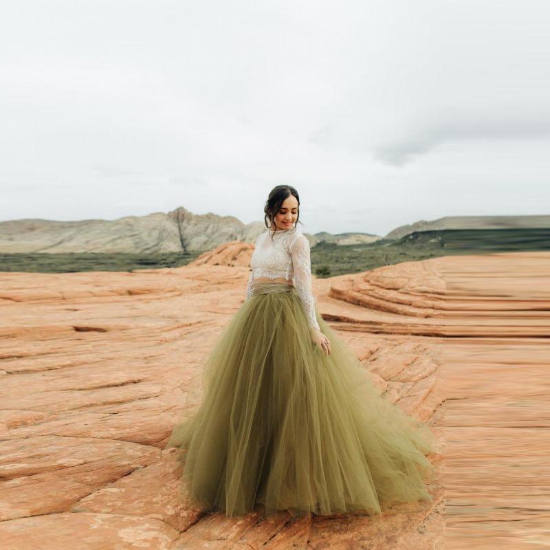 Skirts Romantic Army Green A-line Bridal Tulle Women Zipper Puffy Long Skirt Custom Made Summer, Lavender
Skirts Romantic Army Green A-line Bridal Tulle Women Zipper Puffy Long Skirt Custom Made Summer, Lavender