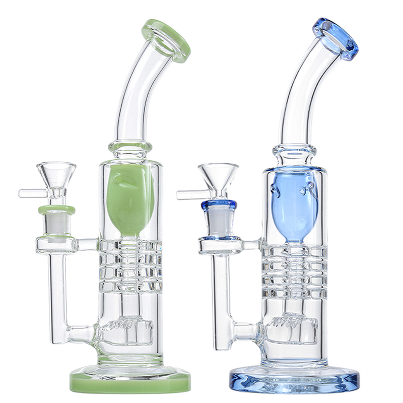 Green Blue 8 Inch Hookahs Torus Barrel Perc Thick Glass Bongs Ratchet Percolator Inverted Showerhead Water Pipes 14mm Oil Dab Rigs
Green Blue 8 Inch Hookahs Torus Barrel Perc Thick Glass Bongs Ratchet Percolator Inverted Showerhead Water Pipes 14mm Oil Dab Rigs
