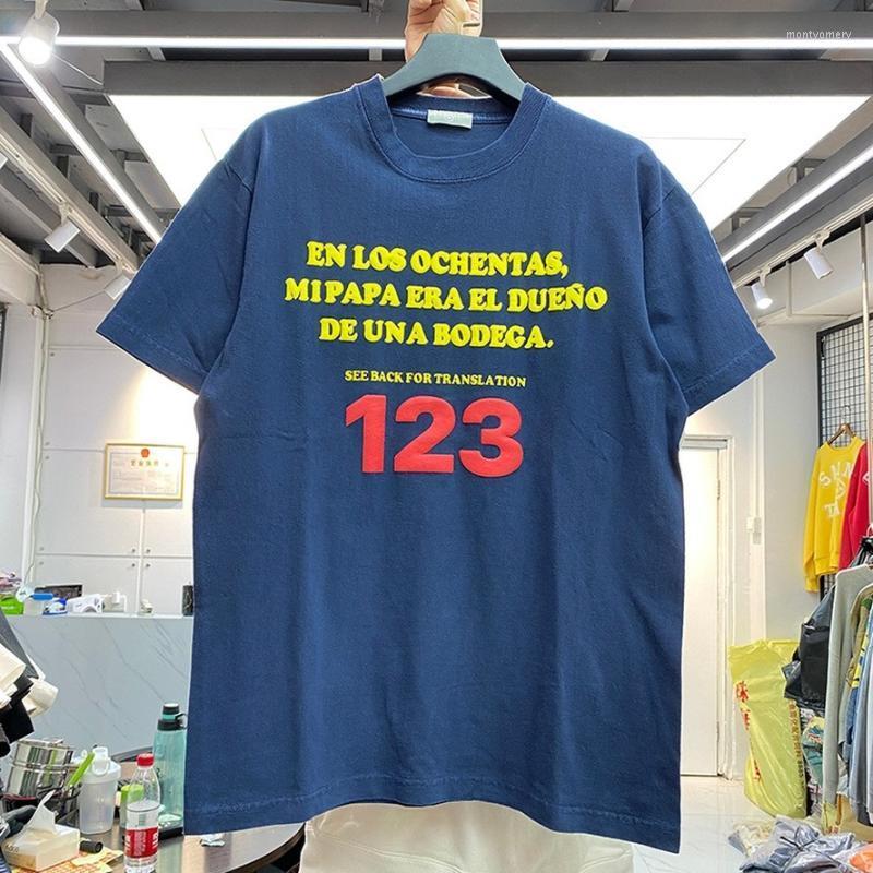 Men's T-Shirts Men Women Quality T-Shirt Puff Print Letter Top Tee Washed Heavy Fabric Short Sleeve RRR123 T ShirtMen's Mont22
Men's T-Shirts Men Women Quality T-Shirt Puff Print Letter Top Tee Washed Heavy Fabric Short Sleeve RRR123 T ShirtMen's Mont22