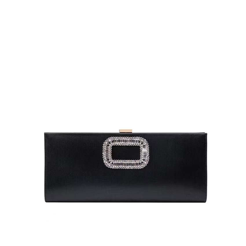 Versatile women's bags in hand single shoulder evening bags diagonal chain handbag designer European and American fashion simple bag, Customize
Versatile women's bags in hand single shoulder evening bags diagonal chain handbag designer European and American fashion simple bag, Customize