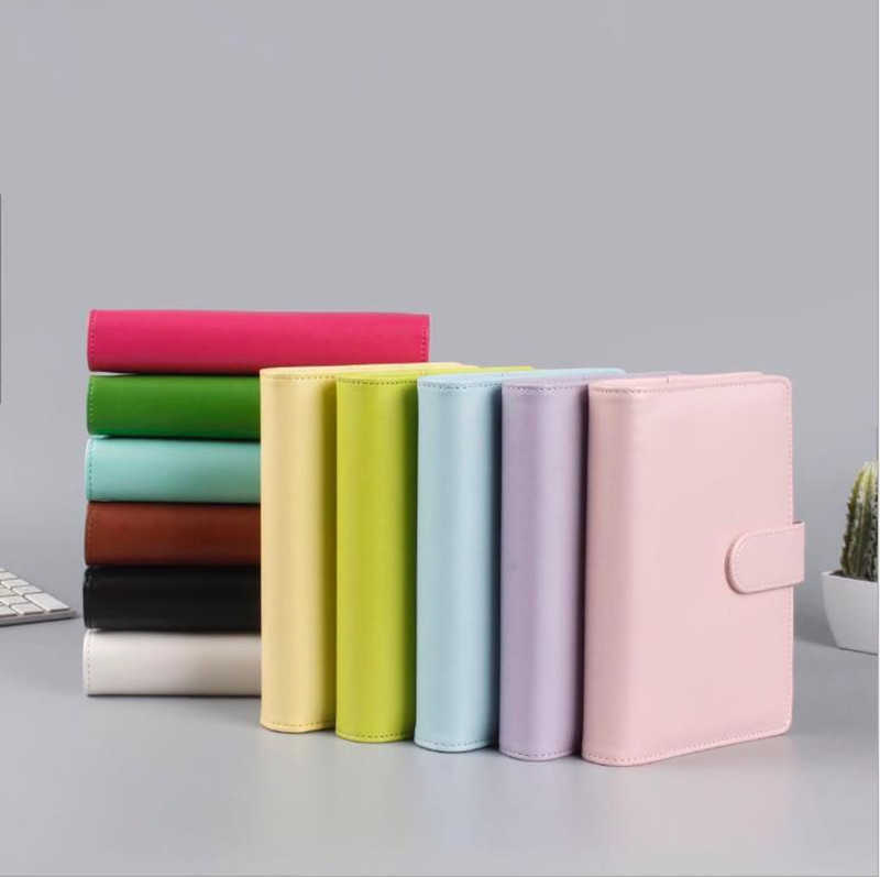 A6 Notebook Binder Wholesale 6 Rings Spiral Business Office Planner Agenda Budgets Binders Macaron Color PU Leather Cover Binder Pockets
A6 Notebook Binder Wholesale 6 Rings Spiral Business Office Planner Agenda Budgets Binders Macaron Color PU Leather Cover Binder Pockets