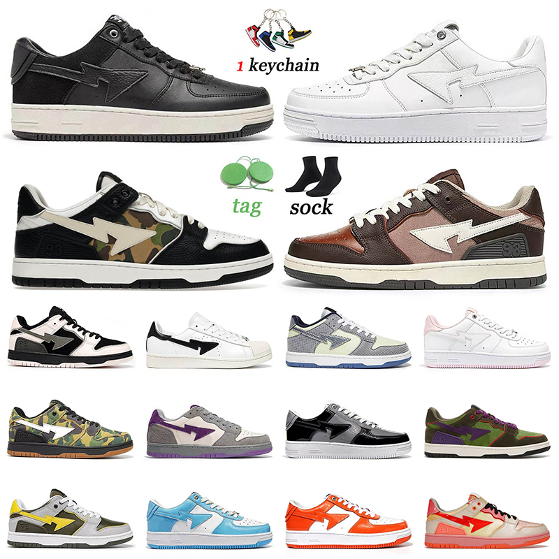 Bapestas SK8 Sta Mens Women Casual Shoes Designer Baped Platform Black White Leather Brown Ivory Union Mist Grey Royal Purple Orange Outdoor Sports Sneakers EUR 36-45, A1 black
Bapestas SK8 Sta Mens Women Casual Shoes Designer Baped Platform Black White Leather Brown Ivory Union Mist Grey Royal Purple Orange Outdoor Sports Sneakers EUR 36-45, A1 black