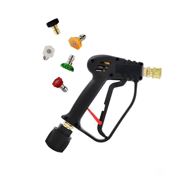 Water Gun & Snow Foam Lance High Pressure With Quick Connect Color Nozzle Kit For Karcher / Nilfisk Car WashWater
Water Gun & Snow Foam Lance High Pressure With Quick Connect Color Nozzle Kit For Karcher / Nilfisk Car WashWater