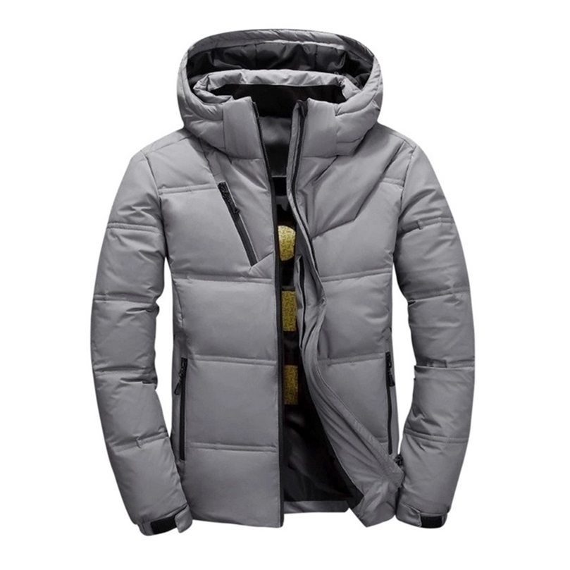 Winter Warm Men Jacket Coat Casual Slim Fit Stand Collar Hooded Thicken White Duck Parka Male Men's Zipper Warm Down Jacket 201127, Red
Winter Warm Men Jacket Coat Casual Slim Fit Stand Collar Hooded Thicken White Duck Parka Male Men's Zipper Warm Down Jacket 201127, Red