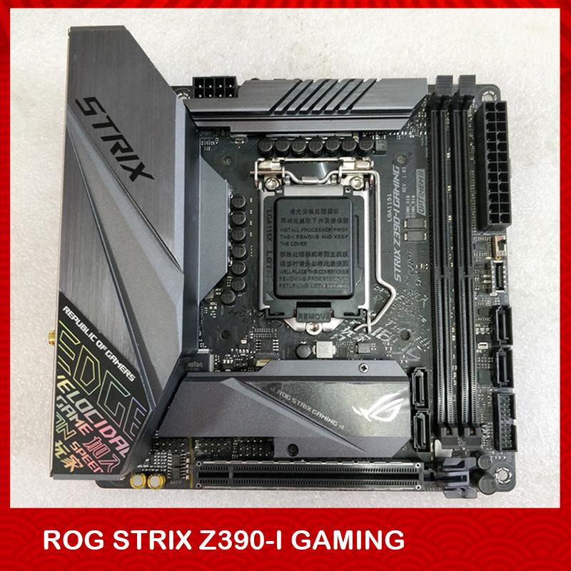 Motherboards Original Desktop Motherboard For ASUS ROG STRIX Z390-I GAMING LGA1151 DDR4 AC 9560 WI-FI USB3.1 Fully Tested Good Quality 
Motherboards Original Desktop Motherboard For ASUS ROG STRIX Z390-I GAMING LGA1151 DDR4 AC 9560 WI-FI USB3.1 Fully Tested Good Quality
