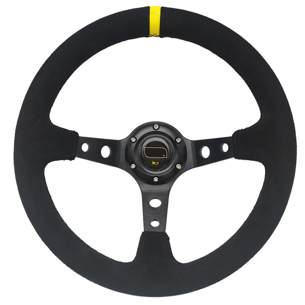 Car 13inch 320mm Racing Sports Steering Wheel Universal OM Car Steering Wheel Suede Deep Dish
Car 13inch 320mm Racing Sports Steering Wheel Universal OM Car Steering Wheel Suede Deep Dish