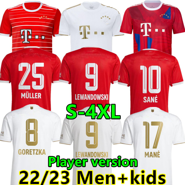 S-4XL LEWANDOWSKI soccer jerseys 22 23 10th Anniversary Champion SANE BAYERN MUNICH GORETZKA COMAN MULLER DAVIES KIMMICH football shirts Men Kids kit socks uniforms, 22/23 home player
S-4XL LEWANDOWSKI soccer jerseys 22 23 10th Anniversary Champion SANE BAYERN MUNICH GORETZKA COMAN MULLER DAVIES KIMMICH football shirts Men Kids kit socks uniforms, 22/23 home player