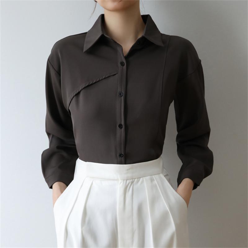 Women' Blouses & Shirts HziriP Work Wear Solid Oversize Business Bottom 2022 OL Fashion Women Elegant Stylish Autumn Casual Loose Tops, Black
Women' Blouses & Shirts HziriP Work Wear Solid Oversize Business Bottom 2022 OL Fashion Women Elegant Stylish Autumn Casual Loose Tops, Black