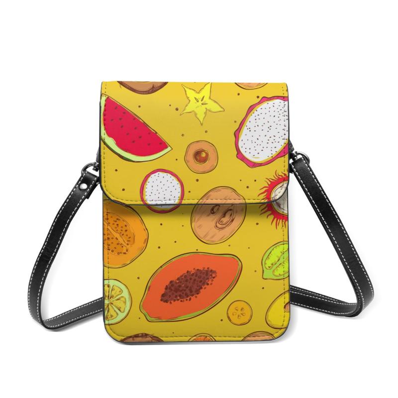 Evening Bags Women Crossbody Mini Phone Bag Colored Sketch Exotic Fruit Small Female Shoulder Ladies Messenger, Black
Evening Bags Women Crossbody Mini Phone Bag Colored Sketch Exotic Fruit Small Female Shoulder Ladies Messenger, Black