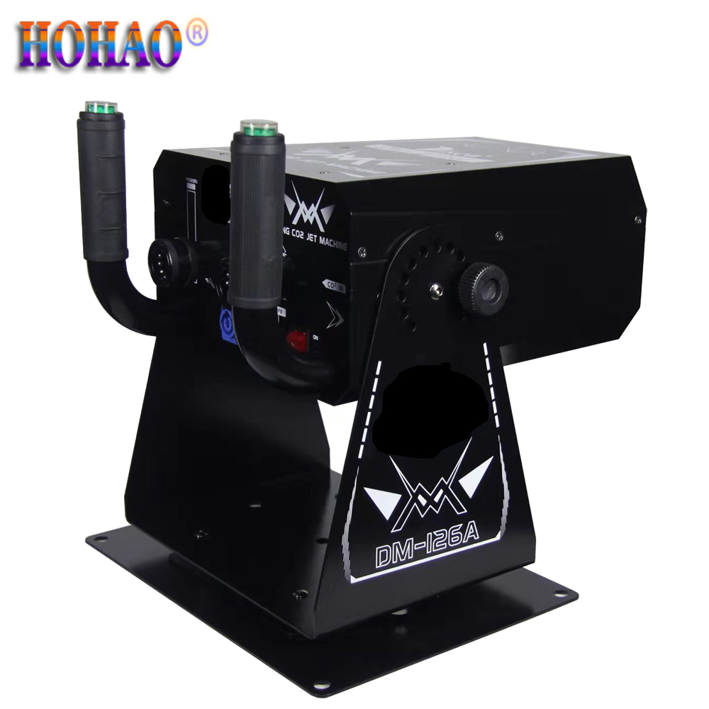 stage special effect light co2 swing doubleheaded air column 360 degrees moving head dmx512 electronically controlled jet height 68 meters 1 year warr