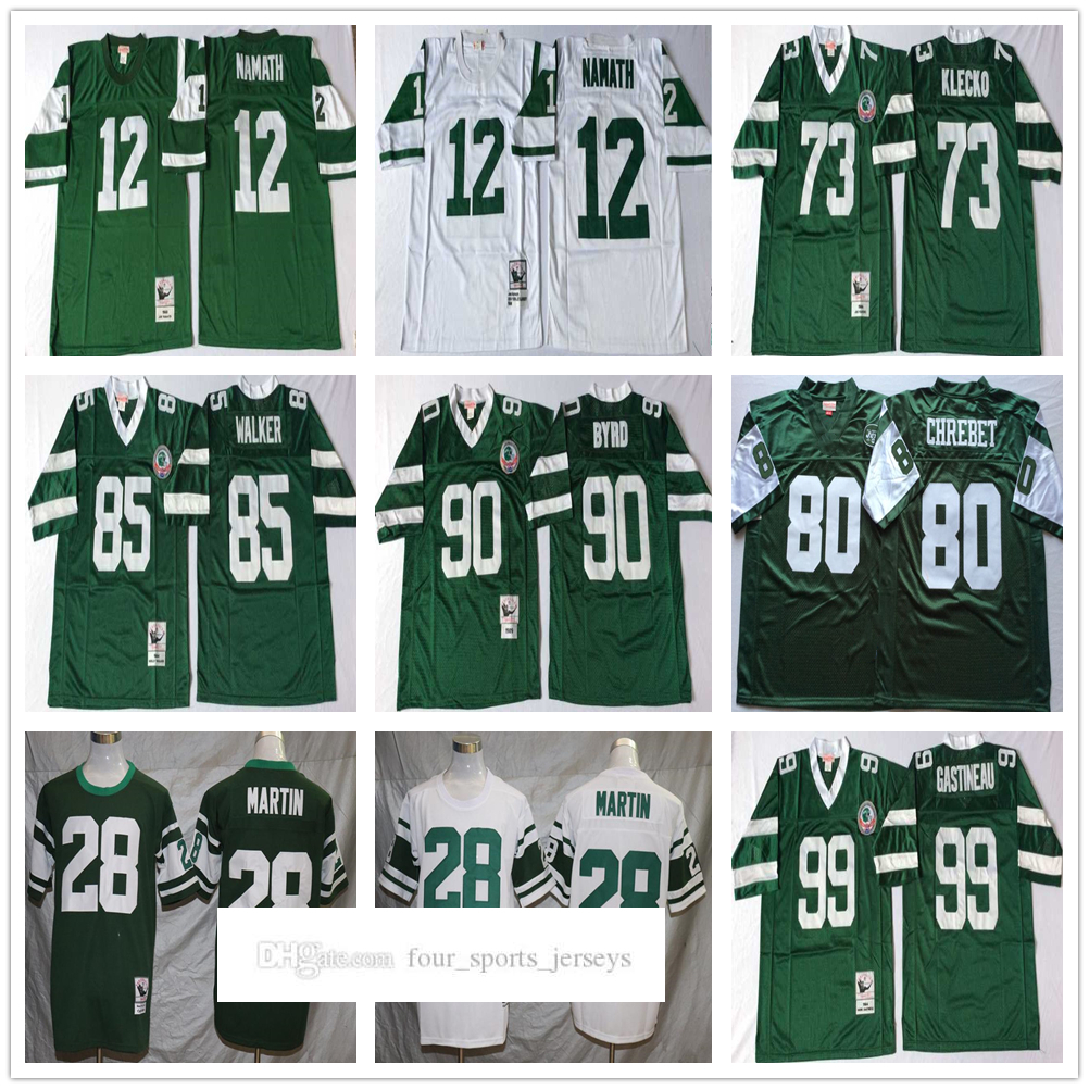 NCAA 75th Vintage Football 12 Joe Namath Jerseys Stitched 99 Mark Gastineau 28 Curtis Martin 73 Joe Klecko 90 Dennis Byrd 85 Wesley Walker 80 Wayne Chrebet Jersey, Same as picture
NCAA 75th Vintage Football 12 Joe Namath Jerseys Stitched 99 Mark Gastineau 28 Curtis Martin 73 Joe Klecko 90 Dennis Byrd 85 Wesley Walker 80 Wayne Chrebet Jersey, Same as picture