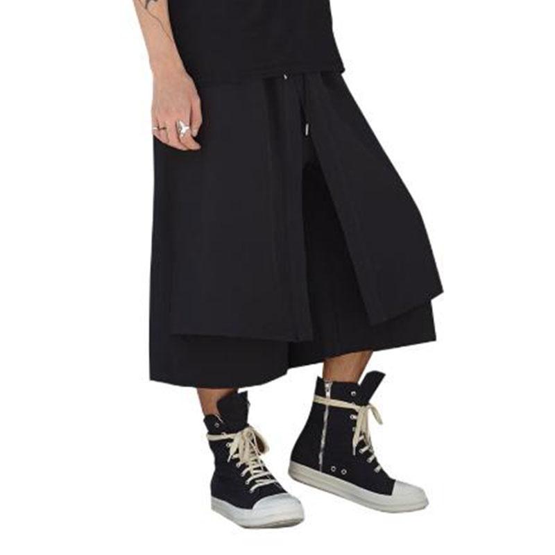 Men's Pants Kimono Men Japan Loose Wide Leg Pant Fashion Casual Skirt Trousers Male Streetwear Hip Hop Punk Harem, Black
Men's Pants Kimono Men Japan Loose Wide Leg Pant Fashion Casual Skirt Trousers Male Streetwear Hip Hop Punk Harem, Black
