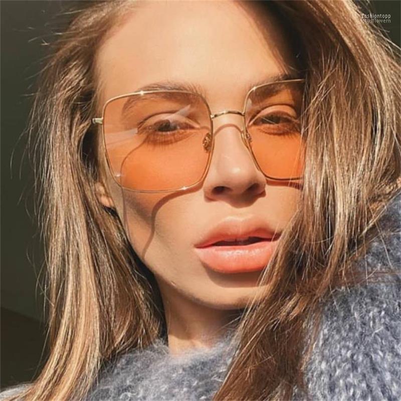Sunglasses Unisex Luxury Oversized Vintage Women Brand Designer Big Frame Clear Brown Metal Square Sun Glasses DrivingSunglasses
Sunglasses Unisex Luxury Oversized Vintage Women Brand Designer Big Frame Clear Brown Metal Square Sun Glasses DrivingSunglasses