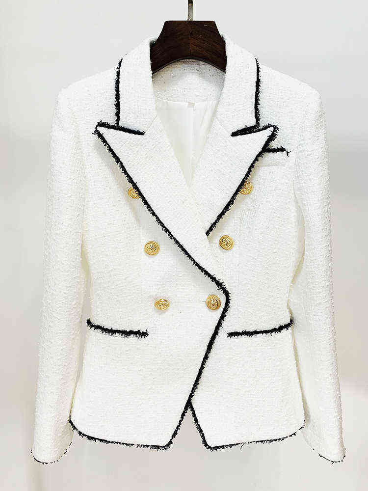 suit High Street Newest Fashion 2022 Designer Jacket Women Slim Fitting Lion Bu, White
suit High Street Newest Fashion 2022 Designer Jacket Women Slim Fitting Lion Bu, White