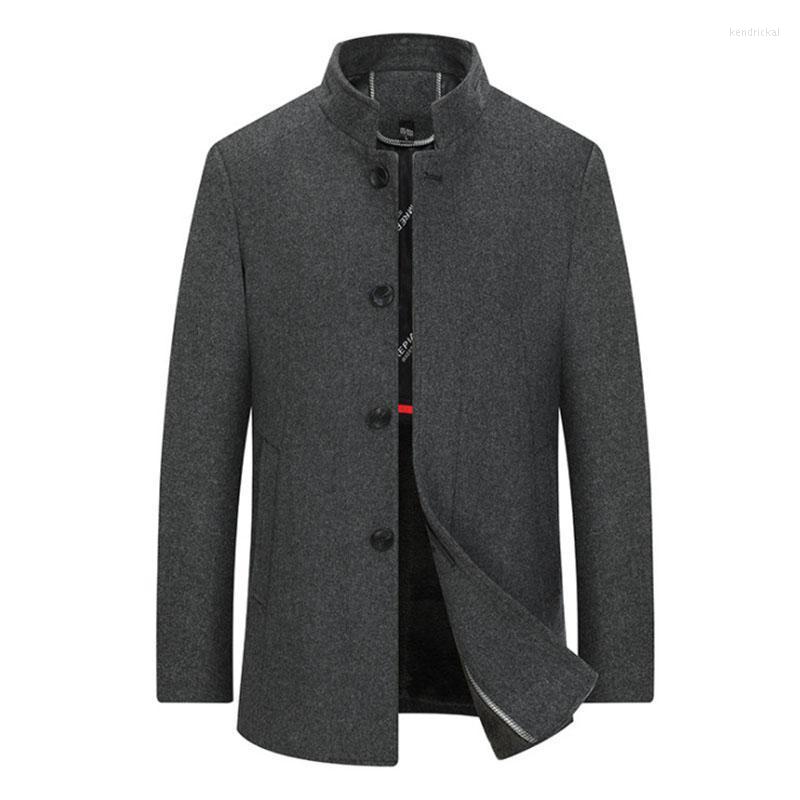 Men's Wool & Blends Men Coat Business Casual Jacket Solid Color Cold Resistant Woolen Single Breasted Thick Overcoat Kend22, Black
Men's Wool & Blends Men Coat Business Casual Jacket Solid Color Cold Resistant Woolen Single Breasted Thick Overcoat Kend22, Black