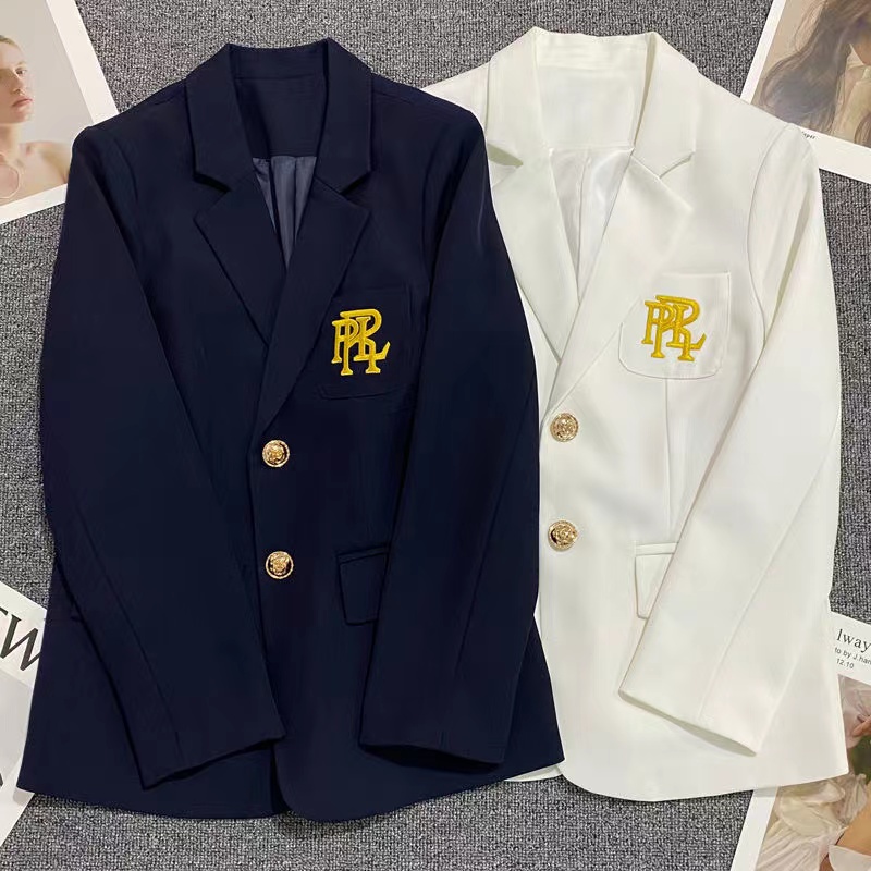 B053 Womens Suits designer Blazers Letter Embroidery Suit Jacket White For Women Long Sleeve Oversized Coat Loose Blazer Office Ladies Black Tops
B053 Womens Suits designer Blazers Letter Embroidery Suit Jacket White For Women Long Sleeve Oversized Coat Loose Blazer Office Ladies Black Tops