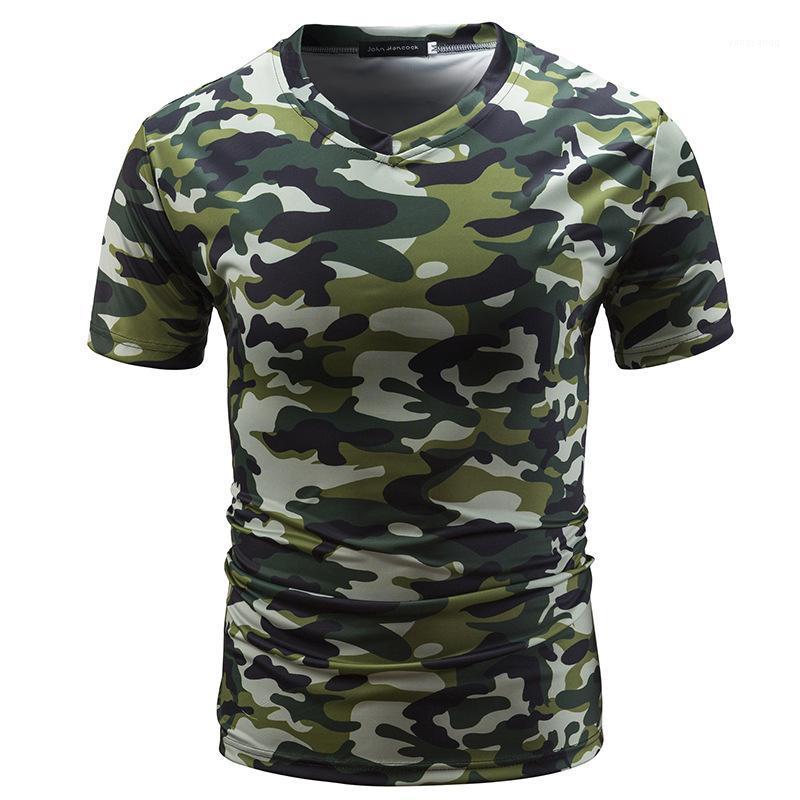 Summer Arrival Plus Size Camouflage V-neck Versatile Casual Slim Men Sports Short-sleeved T-shirt Tide Men's Shirts, Army green
Summer Arrival Plus Size Camouflage V-neck Versatile Casual Slim Men Sports Short-sleeved T-shirt Tide Men's Shirts, Army green