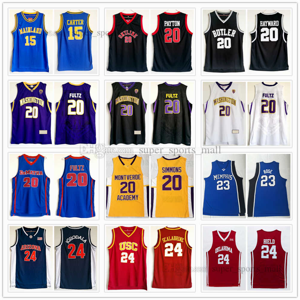NCAA Basketball Jerseys 15 Vince Carter 20 Markelle Simmons Gordon Fultz Hayward 23 Derrick James Rose 24 Andre Brian Buddy Iguodala Scalabrine Buddy Hield Kyrie, As picture
NCAA Basketball Jerseys 15 Vince Carter 20 Markelle Simmons Gordon Fultz Hayward 23 Derrick James Rose 24 Andre Brian Buddy Iguodala Scalabrine Buddy Hield Kyrie, As picture