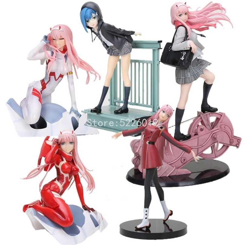 28cm DARLING in the FRANXX Anime Figure Zero Two 02 Action Ichigo Collectible Model Toys 220520