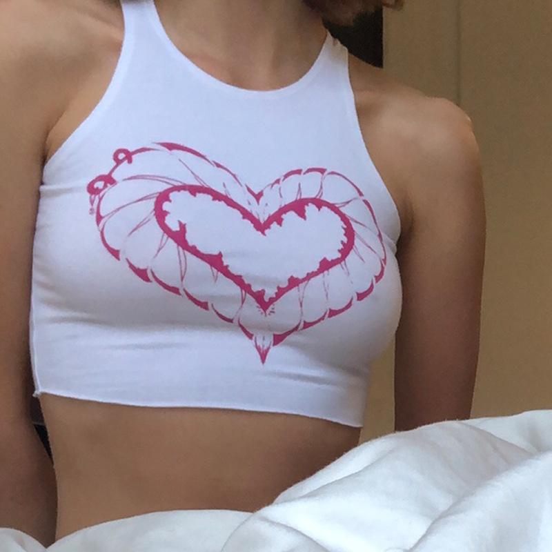 Women' Tanks & Camis Woman Summer Sleeveless Red Love Print Tank Top Cropped Crop TopWomen, White
Women' Tanks & Camis Woman Summer Sleeveless Red Love Print Tank Top Cropped Crop TopWomen, White