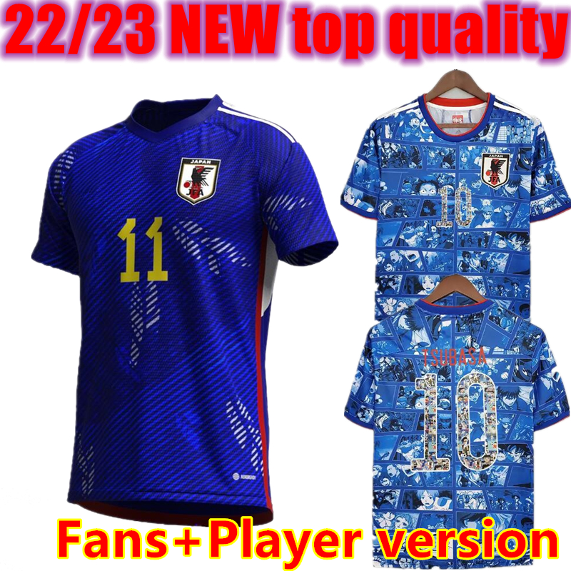 Japan 2022 Soccer Jersey home blue Cartoon Captain TSUBASA 2023 ATOM Japanese 22 23 Football Shirt HONDA KAGAWA OKAZAKI men set kids kit Player Fans women girls top
Japan 2022 Soccer Jersey home blue Cartoon Captain TSUBASA 2023 ATOM Japanese 22 23 Football Shirt HONDA KAGAWA OKAZAKI men set kids kit Player Fans women girls top