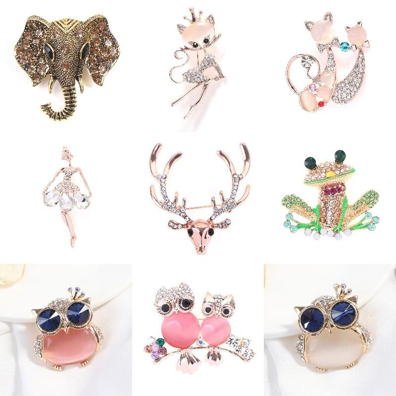 Pins Brooches Designs Elegant Crystal Rhinestones And Opal Stone Cat Brooch Fashion Women's Costume Jewelry Wedding GiftPins
Pins Brooches Designs Elegant Crystal Rhinestones And Opal Stone Cat Brooch Fashion Women's Costume Jewelry Wedding GiftPins