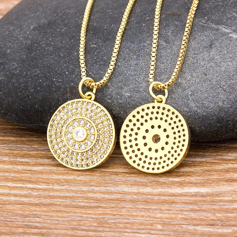 Pendant Necklaces Punk Vintage Round Necklace Gold Color Full Zircon Link Chains Choker For Women Party Wedding Birthday JewleryPendantPenda
Pendant Necklaces Punk Vintage Round Necklace Gold Color Full Zircon Link Chains Choker For Women Party Wedding Birthday JewleryPendantPenda