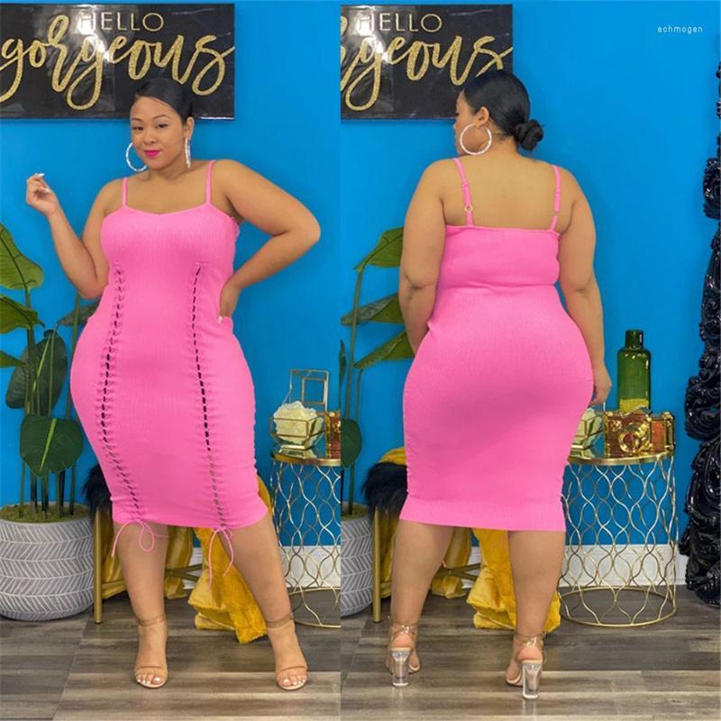 Plus Size Dresses Pink Women 2022 Summer Ribbing Stretch Bandage Maxi Dress Backless Elegant Party Bodycon Strap Outfits Echm22
Plus Size Dresses Pink Women 2022 Summer Ribbing Stretch Bandage Maxi Dress Backless Elegant Party Bodycon Strap Outfits Echm22