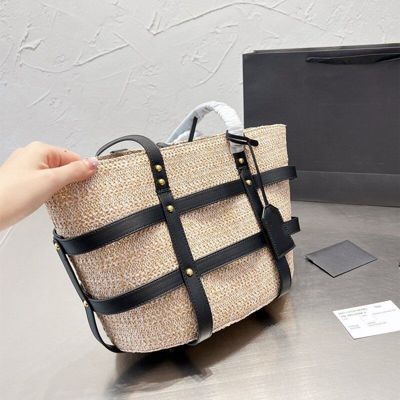 Tote Bags Women High Capacity Woven Handbag Shoulder Bagss Leather Luxury Designer Brand Crossbody Female Shopping Packs, Black
Tote Bags Women High Capacity Woven Handbag Shoulder Bagss Leather Luxury Designer Brand Crossbody Female Shopping Packs, Black