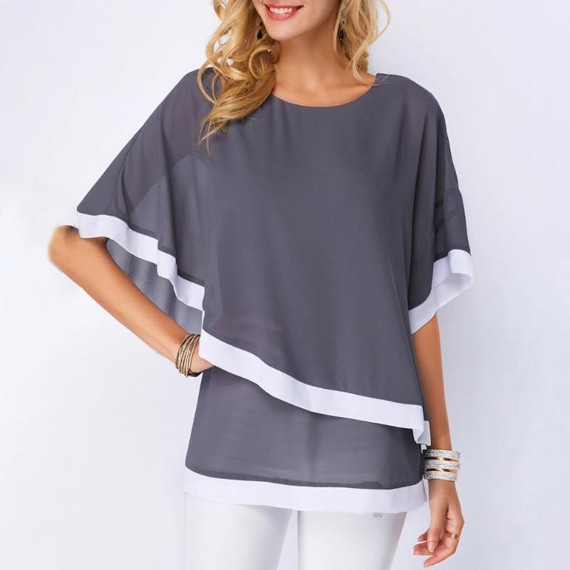 Women' Blouses & Shirts Breathable Trendy Simple Casual Summer Chiffon Top Temperament Women Anti-Pilling Female ClothingWomen, Black
Women' Blouses & Shirts Breathable Trendy Simple Casual Summer Chiffon Top Temperament Women Anti-Pilling Female ClothingWomen, Black