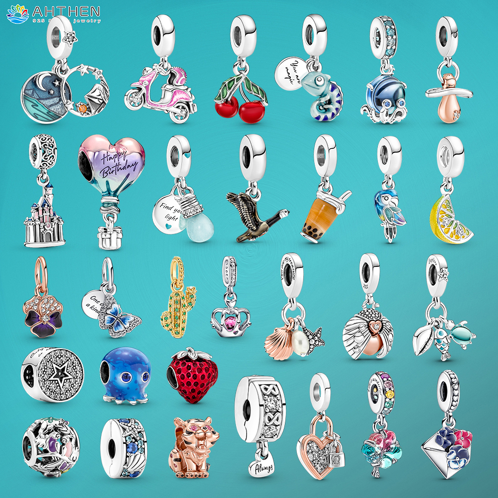 925 Silver Fit Pandora Charm 925 Bracelet Pansy Lemon Octopus Fish Conch Murano Glass Glow charms set Pendant DIY Fine Beads Jewelry
925 Silver Fit Pandora Charm 925 Bracelet Pansy Lemon Octopus Fish Conch Murano Glass Glow charms set Pendant DIY Fine Beads Jewelry