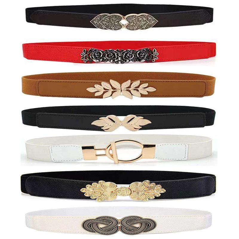 Belts Variety Of Multicolor Fashion Korean Windbreaker Elastic Ladies Girdle Retro Decoration Wide Belt Alloy Buckle Dress Women, Black
Belts Variety Of Multicolor Fashion Korean Windbreaker Elastic Ladies Girdle Retro Decoration Wide Belt Alloy Buckle Dress Women, Black