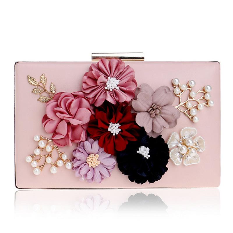 Evening Bags Fashion Women Bag Flower Beaded Small Day Clutch With Chain Shoulder Handbags Leather Metal Purse YM1227Evening, Black
Evening Bags Fashion Women Bag Flower Beaded Small Day Clutch With Chain Shoulder Handbags Leather Metal Purse YM1227Evening, Black